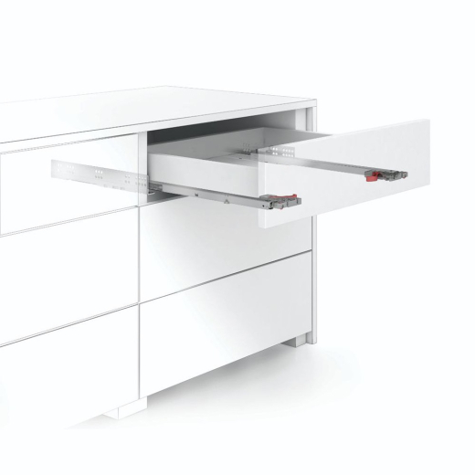 Направляющие скрытого монтажа частичного выдвижения Smart Slide Push Open Samet 12722415 (450мм, от нажатия)