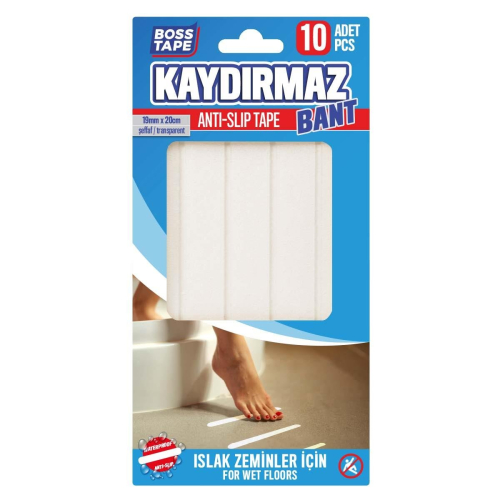 Противоскользящая лента для ванной комнаты Boss Tape ASTB19x20 (19мм x 20cм, 10шт)