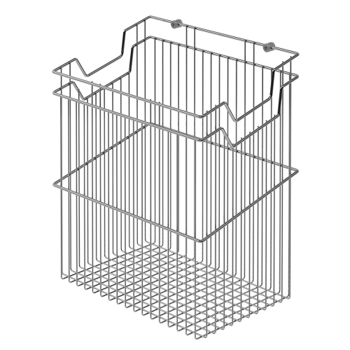 Корзина для белья съемная Starax S-8113-C (400мм, хром)